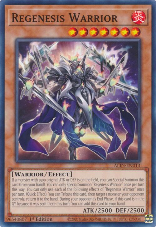Regenesis Warrior [ALIN-EN013] Common | Galactic Gamez