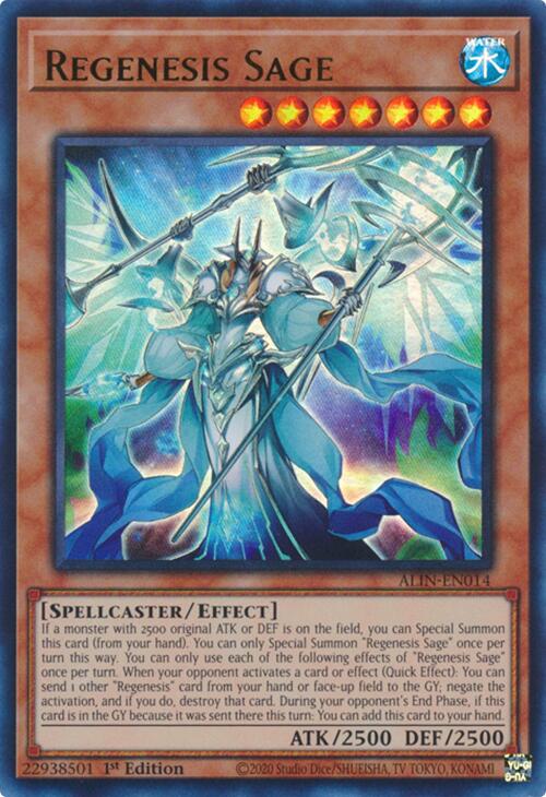 Regenesis Sage [ALIN-EN014] Ultra Rare | Galactic Gamez