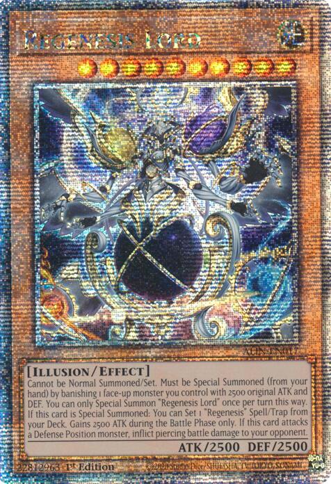 Regenesis Lord [ALIN-EN017] Quarter Century Secret Rare | Galactic Gamez
