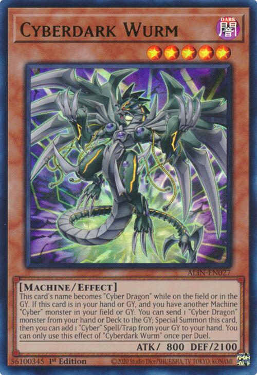 Cyberdark Wurm [ALIN-EN027] Ultra Rare | Galactic Gamez