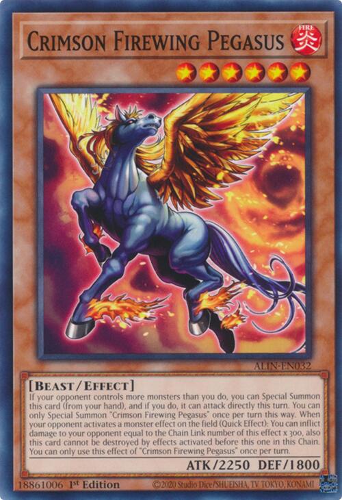 Crimson Firewing Pegasus [ALIN-EN032] Common | Galactic Gamez
