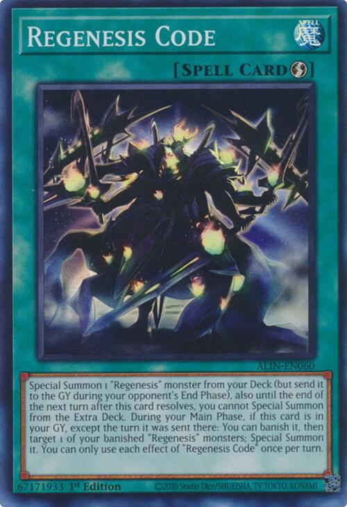 Regenesis Code [ALIN-EN060] Super Rare | Galactic Gamez