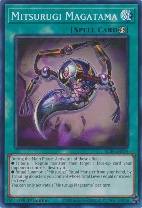 Mitsurugi Magatama [ALIN-EN094] Super Rare | Galactic Gamez