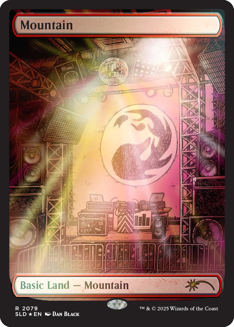 Mountain (2079) (Rainbow Foil) [Secret Lair Drop Series] | Galactic Gamez