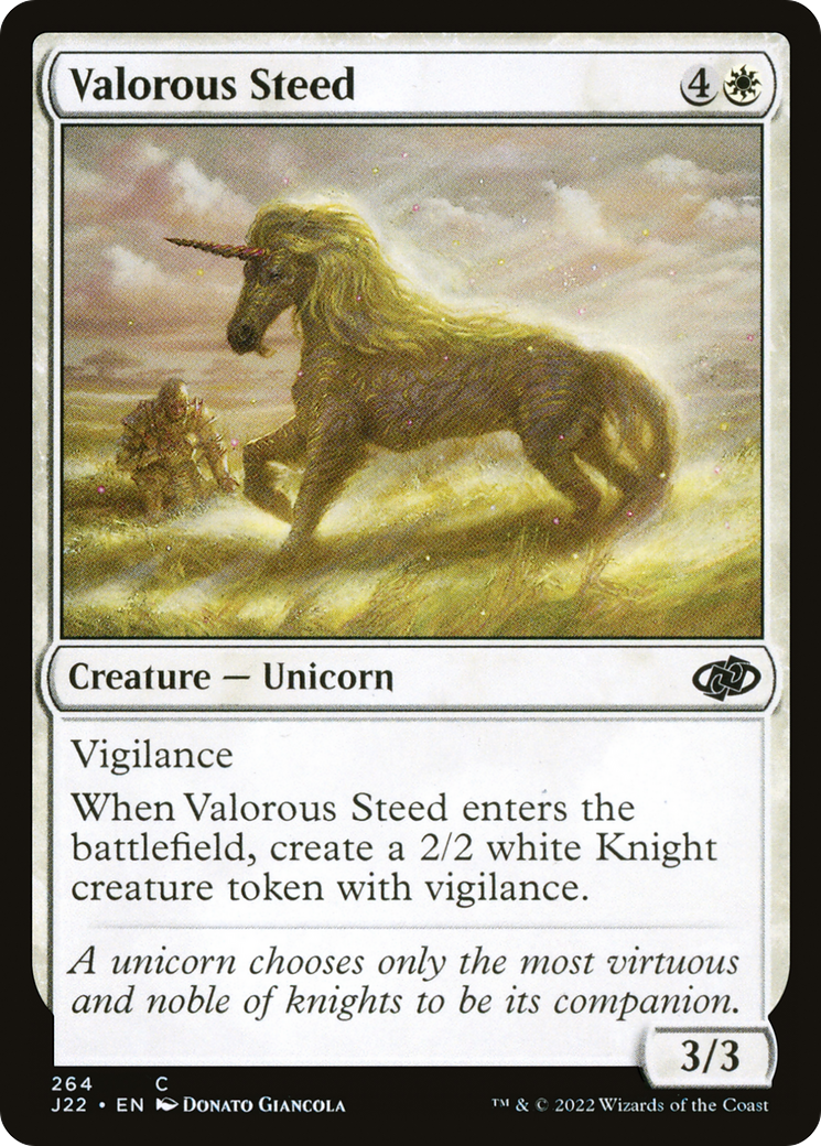 Valorous Steed [Jumpstart 2022] | Galactic Gamez