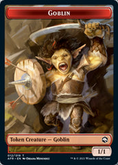 Dungeon of the Mad Mage // Goblin Double-Sided Token [Dungeons & Dragons: Adventures in the Forgotten Realms Tokens] | Galactic Gamez