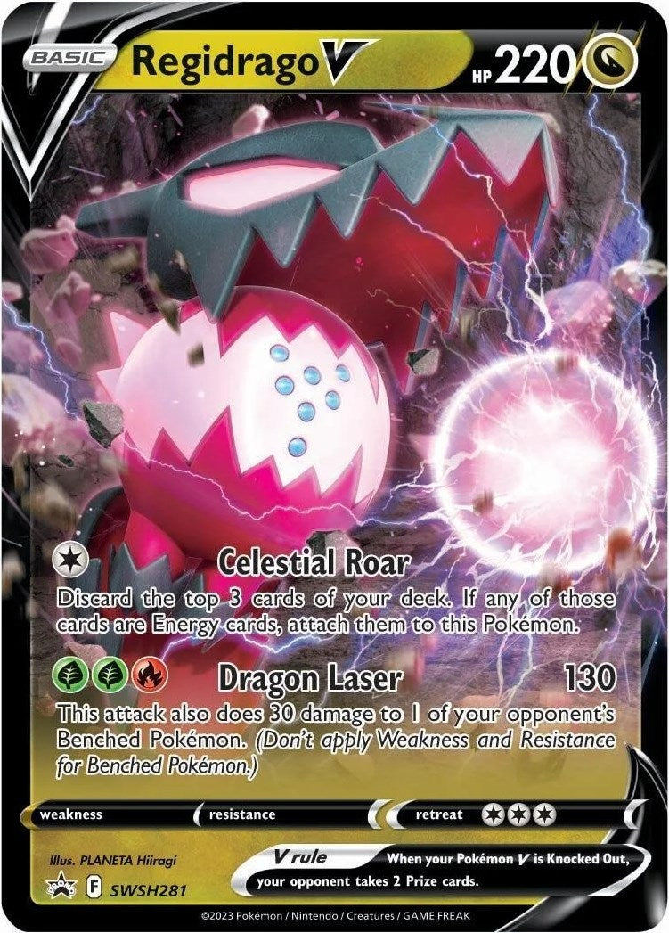 Regidrago V (SWSH281) [Sword & Shield: Black Star Promos] | Galactic Gamez