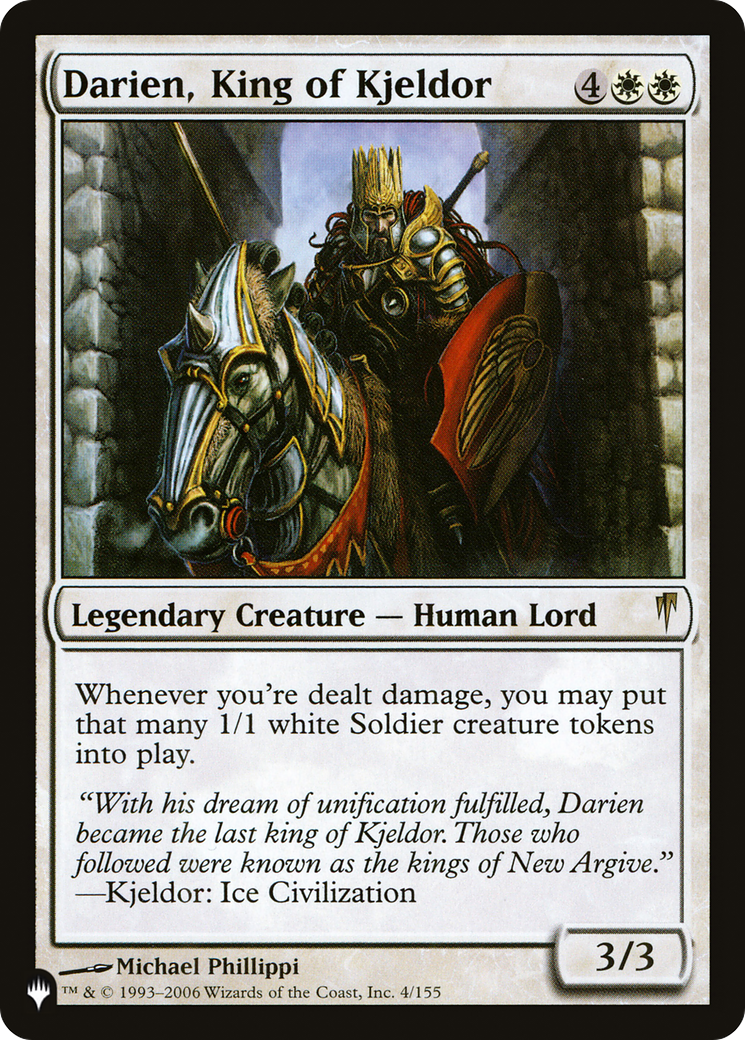 Darien, King of Kjeldor [The List] | Galactic Gamez