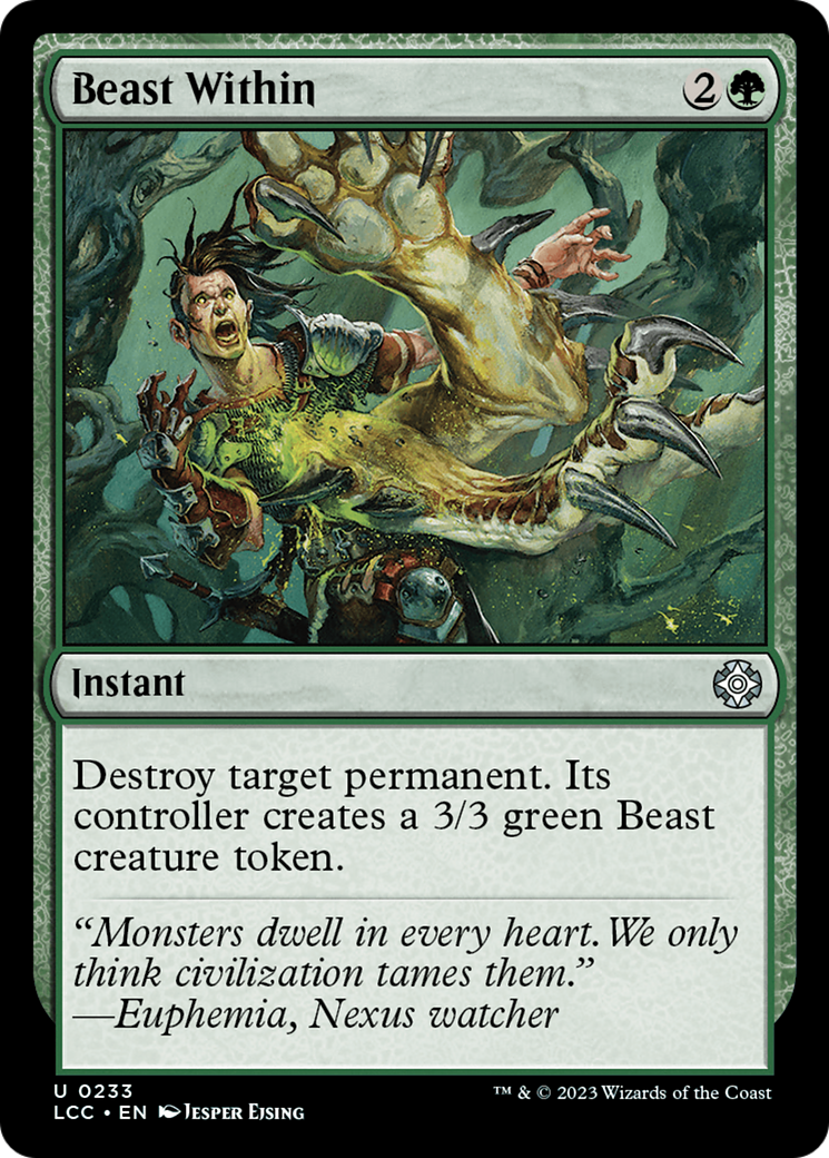 Beast Within [The Lost Caverns of Ixalan Commander] | Galactic Gamez