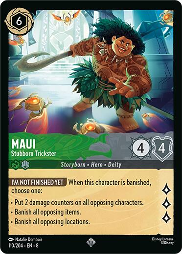Maui - Stubborn Trickster (110/204) [Reign of Jafar] | Galactic Gamez