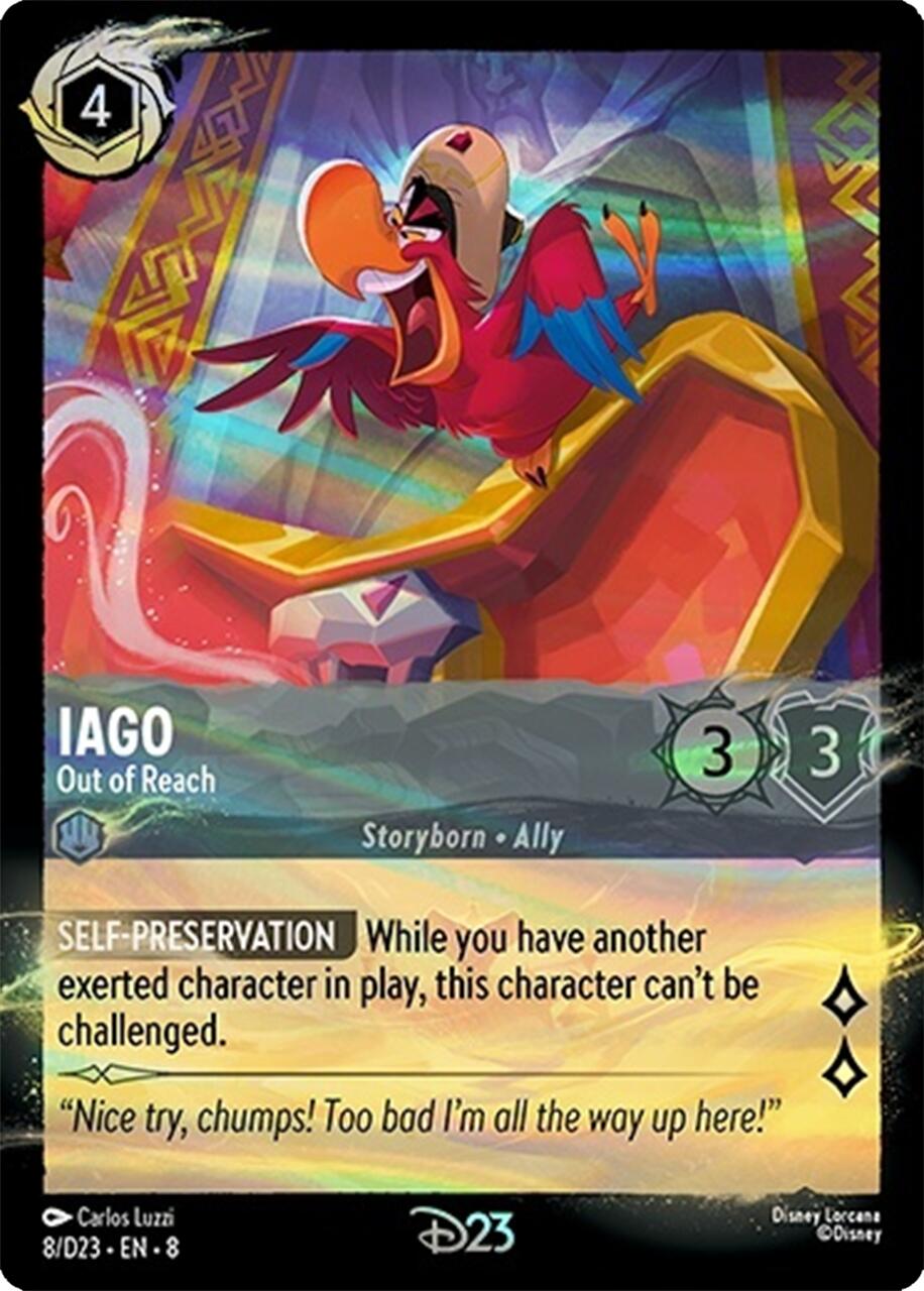 Iago - Out of Reach (8) [Promo Cards] | Galactic Gamez