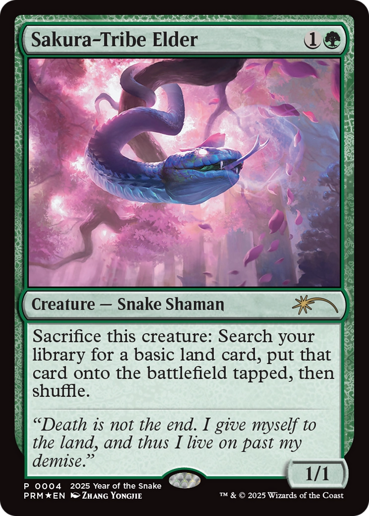 Sakura-Tribe Elder (Year of the Snake 2025) [Standard Showdown Promos] | Galactic Gamez