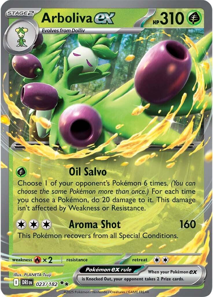 Arboliva ex (023/182) [Scarlet & Violet: Destined Rivals] | Galactic Gamez