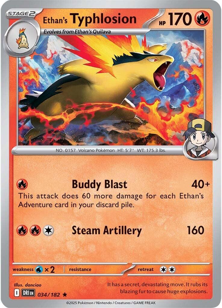 Ethan's Typhlosion (034/182) [Scarlet & Violet: Destined Rivals] | Galactic Gamez