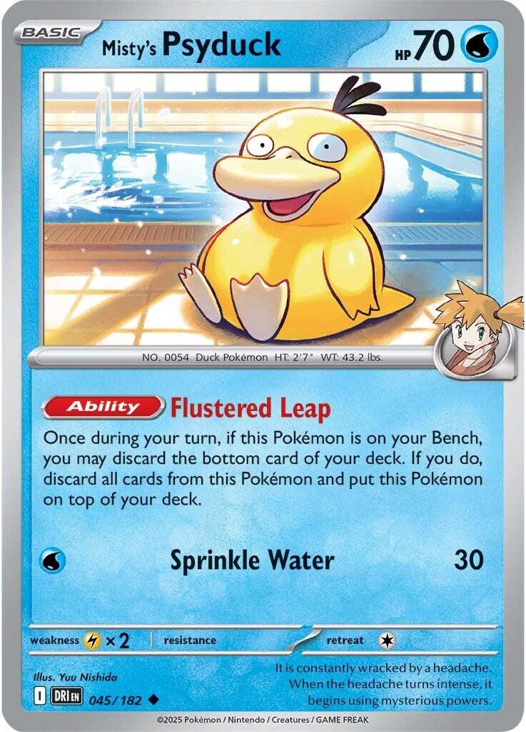 Misty's Psyduck (045/182) [Scarlet & Violet: Destined Rivals] | Galactic Gamez