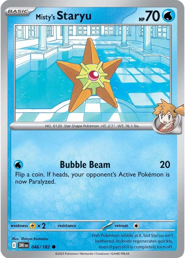 Misty's Staryu (046/182) [Scarlet & Violet: Destined Rivals] | Galactic Gamez
