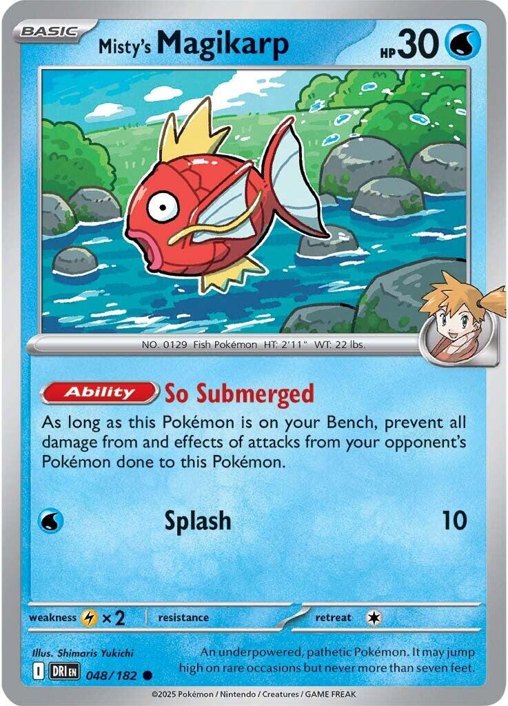Misty's Magikarp (048/182) [Scarlet & Violet: Destined Rivals] | Galactic Gamez