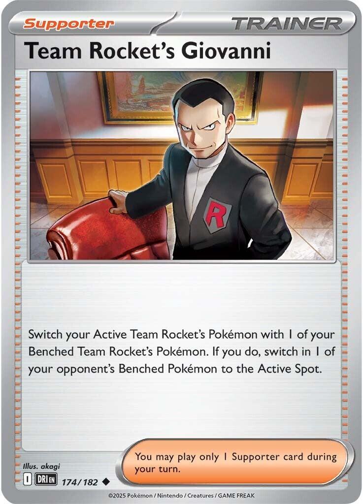 Team Rocket's Giovanni (174/182) [Scarlet & Violet: Destined Rivals] | Galactic Gamez