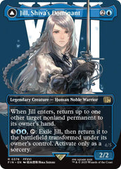 Jill, Shiva's Dominant // Shiva, Warden of Ice (Borderless) [FINAL FANTASY] | Galactic Gamez