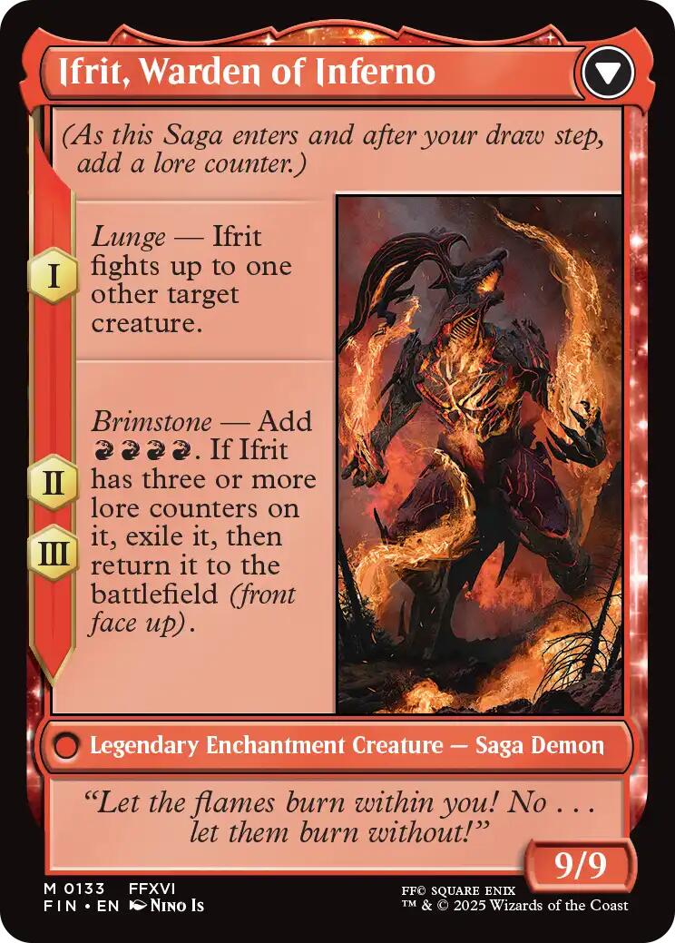 Clive, Ifrit's Dominant // Ifrit, Warden of Inferno [FINAL FANTASY] | Galactic Gamez