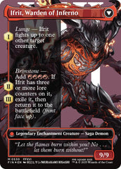 Clive, Ifrit's Dominant // Ifrit, Warden of Inferno (Borderless) (Surge Foil) [FINAL FANTASY] | Galactic Gamez