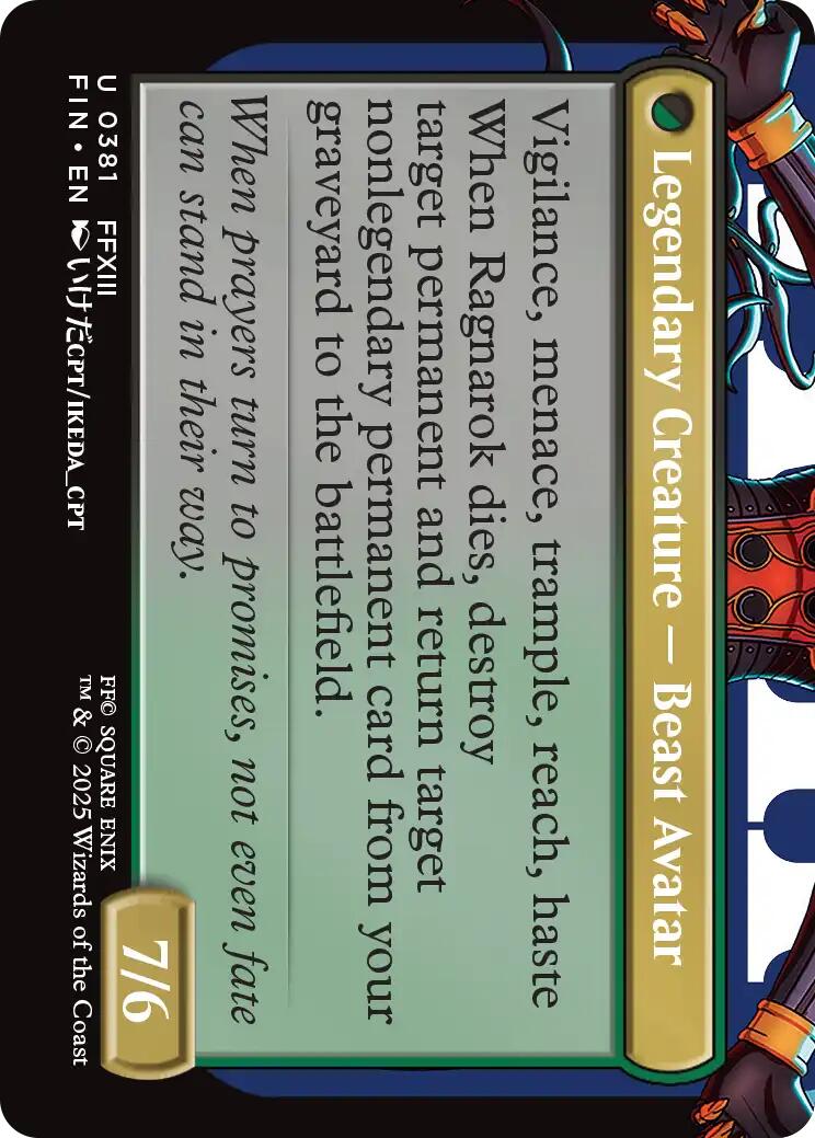 Fang, Fearless l'Cie (Borderless) [FINAL FANTASY] | Galactic Gamez