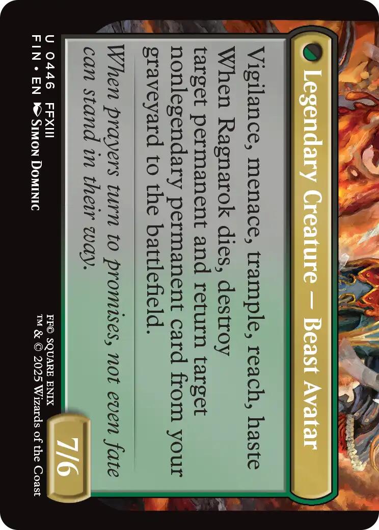 Fang, Fearless l'Cie (Extended Art) [FINAL FANTASY] | Galactic Gamez