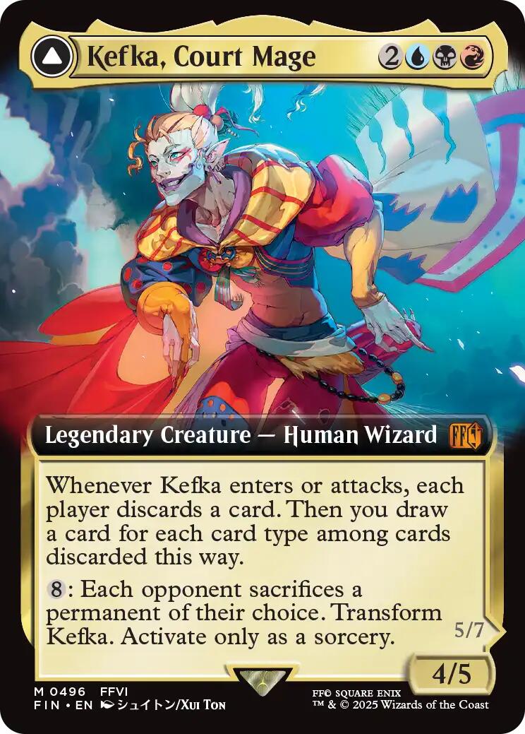Kefka, Court Mage // Kefka, Ruler of Ruin (Extended Art) [FINAL FANTASY] | Galactic Gamez