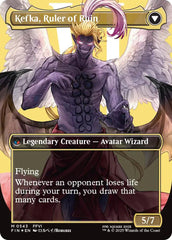 Kefka, Court Mage // Kefka, Ruler of Ruin (Borderless) (Surge Foil) [FINAL FANTASY] | Galactic Gamez