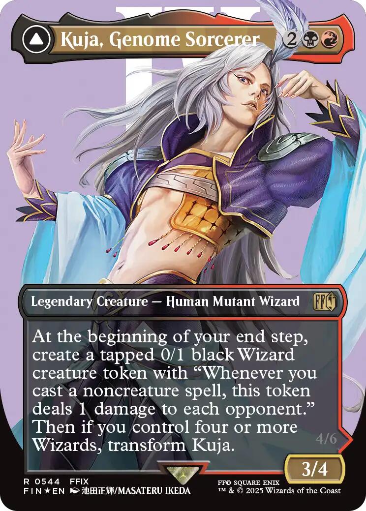 Kuja, Genome Sorcerer // Trance Kuja, Fate Defied (Borderless) (Surge Foil) [FINAL FANTASY] | Galactic Gamez