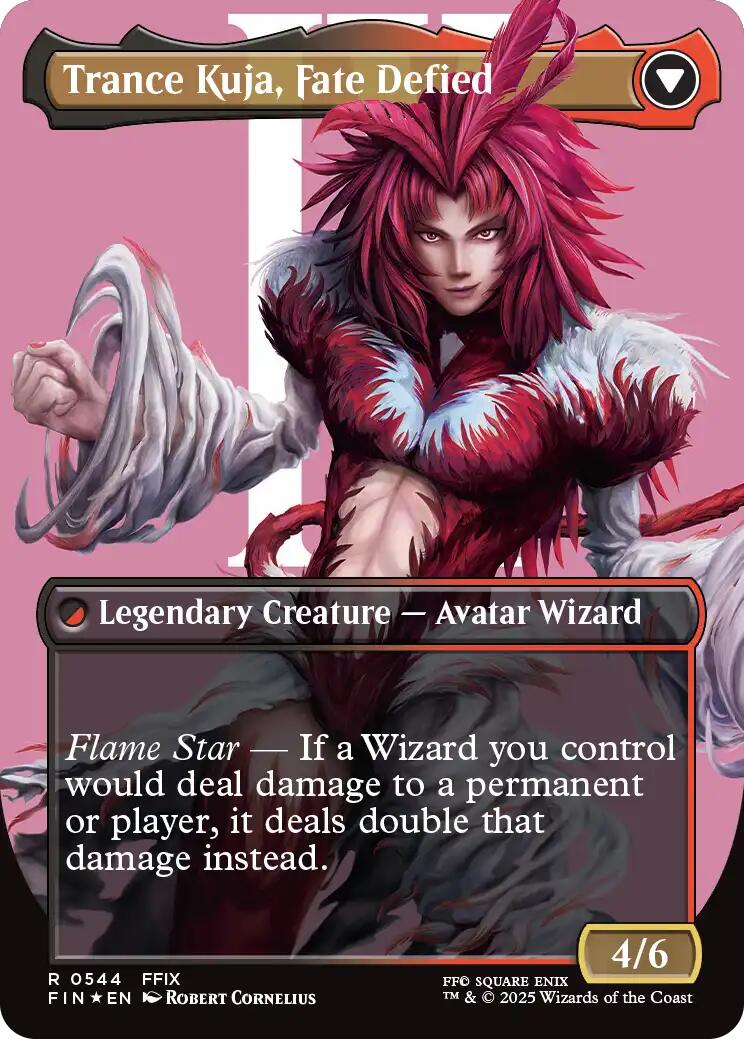Kuja, Genome Sorcerer // Trance Kuja, Fate Defied (Borderless) (Surge Foil) [FINAL FANTASY] | Galactic Gamez