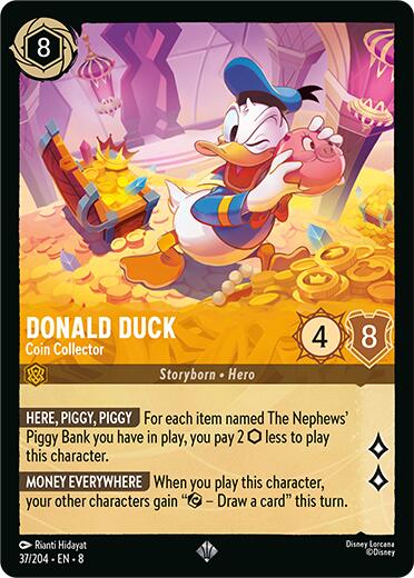 Donald Duck - Coin Collector (37/204) [Reign of Jafar] | Galactic Gamez