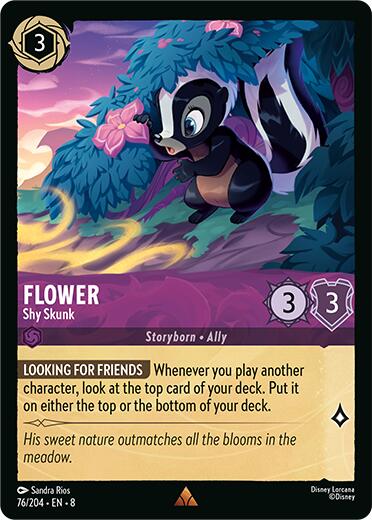 Flower - Shy Skunk (76/204) [Reign of Jafar] | Galactic Gamez