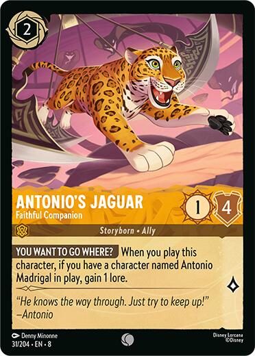 Antonio's Jaguar - Faithful Companion (31/204) [Reign of Jafar] | Galactic Gamez