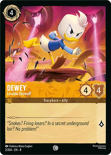 Dewey - Lovable Showoff (2/204) [Reign of Jafar] | Galactic Gamez