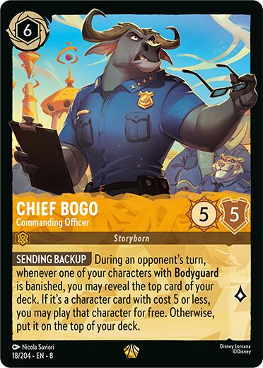 Chief Bogo- Commanding Officer (18/204) [Reign of Jafar] | Galactic Gamez