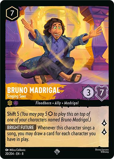 Bruno Madrigal - Singing Seer (20/204) [Reign of Jafar] | Galactic Gamez