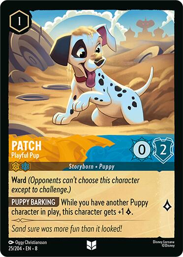 Patch - Playful Pup (25/204) [Reign of Jafar] | Galactic Gamez