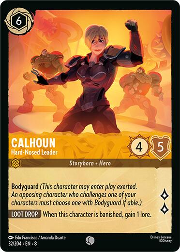 Calhoun - Hard-Nosed Leader (32/204) [Reign of Jafar] | Galactic Gamez