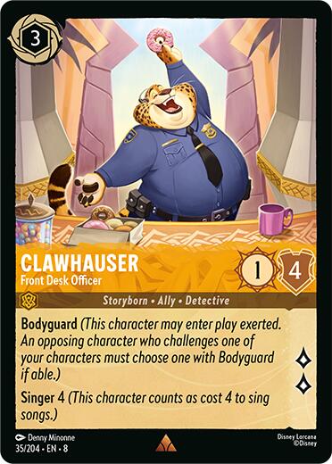 Clawhauser - Front Desk Officer (35/204) [Reign of Jafar] | Galactic Gamez