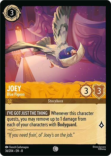 Joey - Blue Pigeon (36/204) [Reign of Jafar] | Galactic Gamez