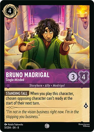 Bruno Madrigal - Single-Minded (51/204) [Reign of Jafar] | Galactic Gamez