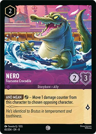 Nero - Fearsome Crocodile (65/204) [Reign of Jafar] | Galactic Gamez