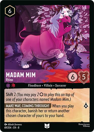 Madam Mim - Rhino (69/204) [Reign of Jafar] | Galactic Gamez