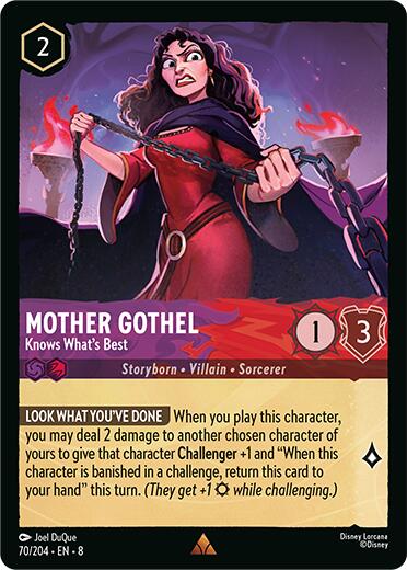Mother Gothel - Knows What's Best (70/204) [Reign of Jafar] | Galactic Gamez