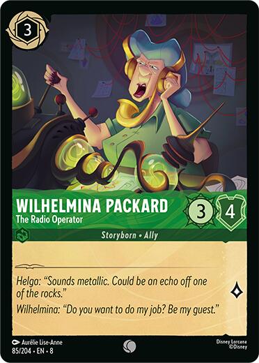 Wilhelmina Packard - The Radio Operator (85/204) [Reign of Jafar] | Galactic Gamez