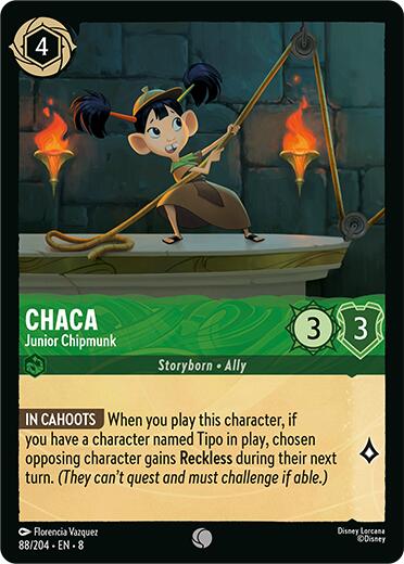 Chaca - Junior Chipmunk (88/204) [Reign of Jafar] | Galactic Gamez