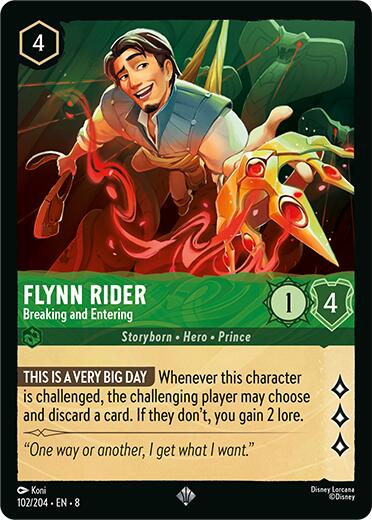 Flynn Rider - Breaking and Entering (102/204) [Reign of Jafar] | Galactic Gamez