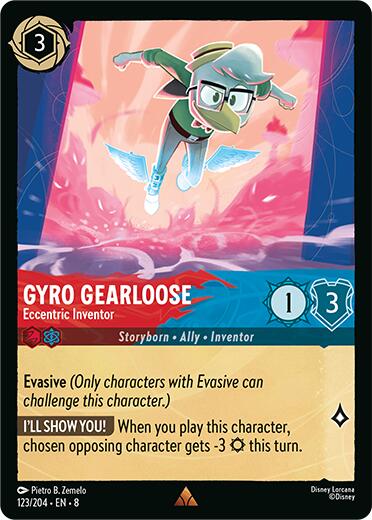 Gyro Gearloose - Eccentric Inventor (123/204) [Reign of Jafar] | Galactic Gamez