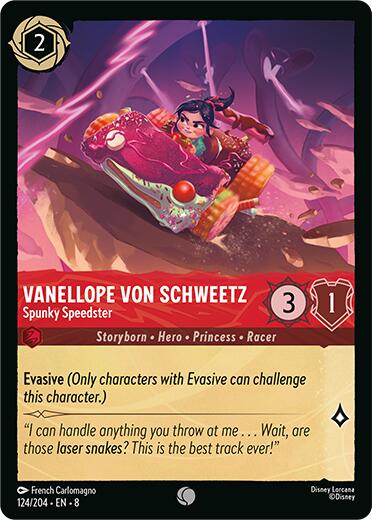 Vanellope Von Schweetz - Spunky Speedster (124/204) [Reign of Jafar] | Galactic Gamez